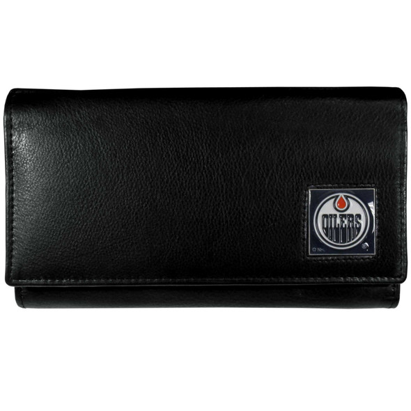 Edmonton Oilers¬Æ Leather Women's Wallet
