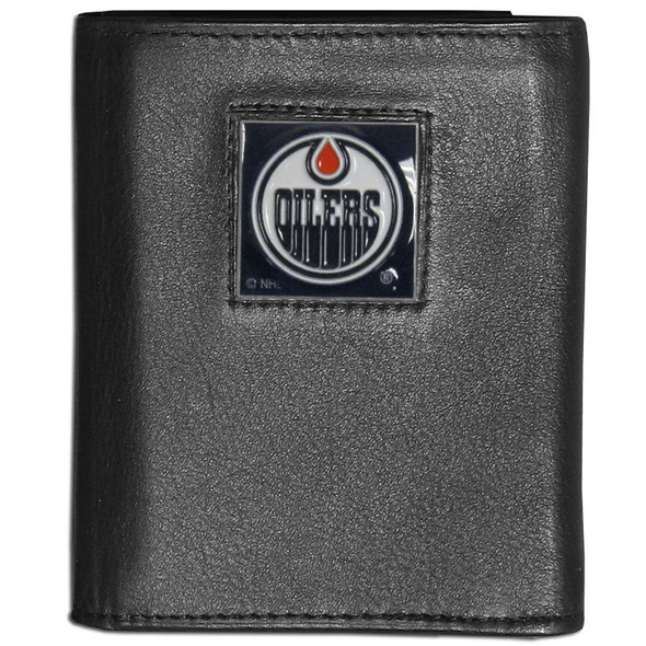 Edmonton Oilers¬Æ Leather Tri-fold Wallet