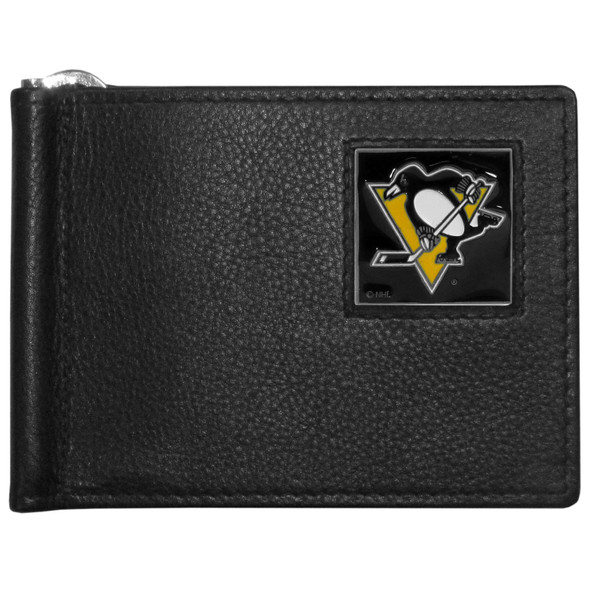 Pittsburgh Penguins¬Æ Leather Bill Clip Wallet