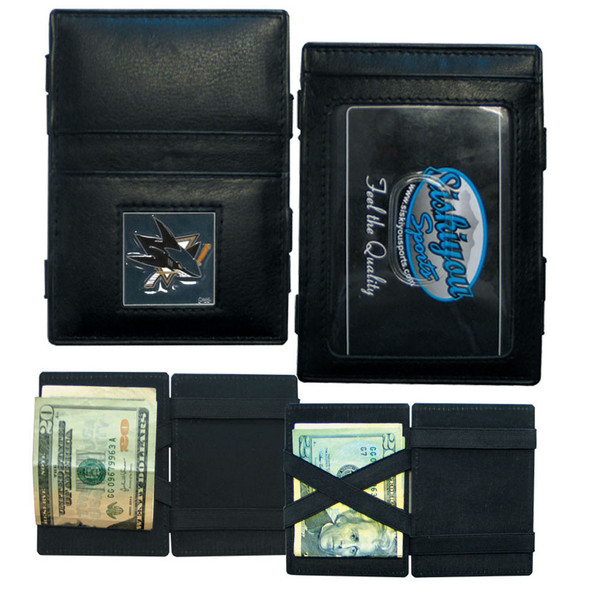 San Jose Sharks¬Æ Leather Jacob's Ladder Wallet