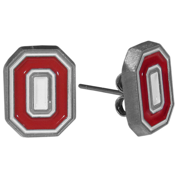 Ohio St. Buckeyes Stud Earrings