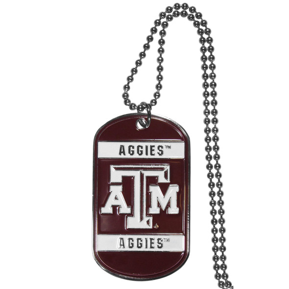 Texas A & M Aggies Tag Necklace Texas A & M Aggies Tag Necklace