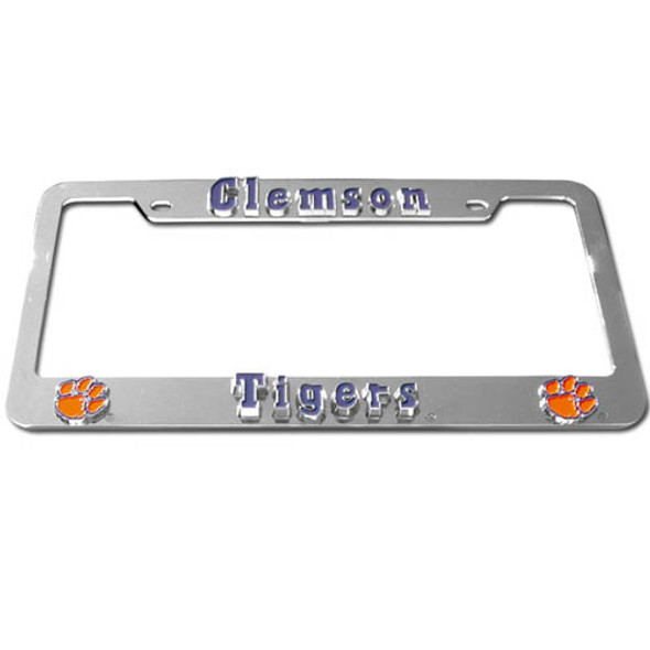 Clemson Tigers Deluxe Tag Frame Clemson Tigers Deluxe Tag Frame