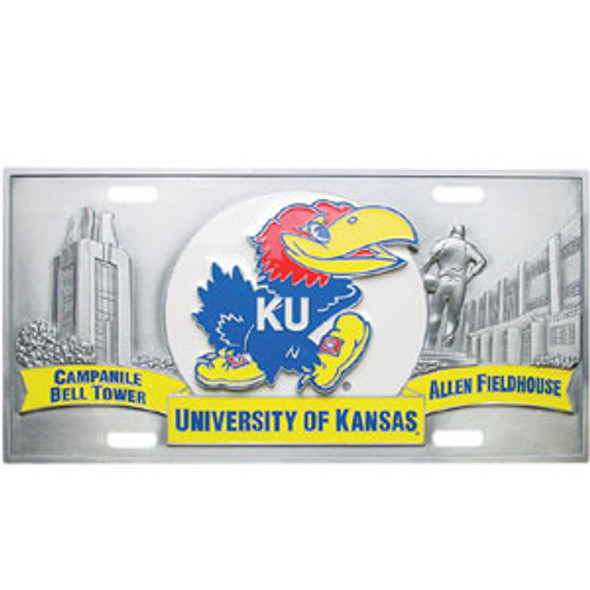 Kansas Jayhawks Collector's License Plate