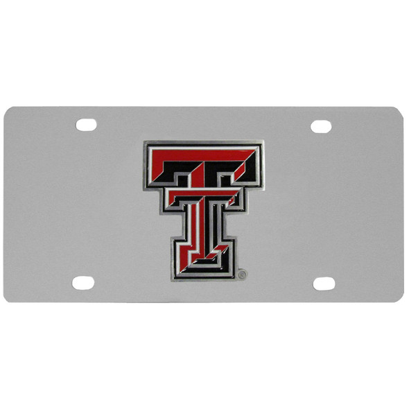 Texas Tech Raiders Steel License Plate