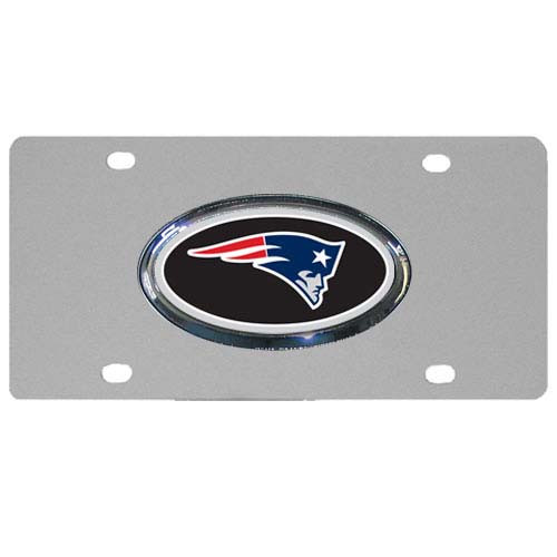 New England Patriots Steel License Plate, Dome
