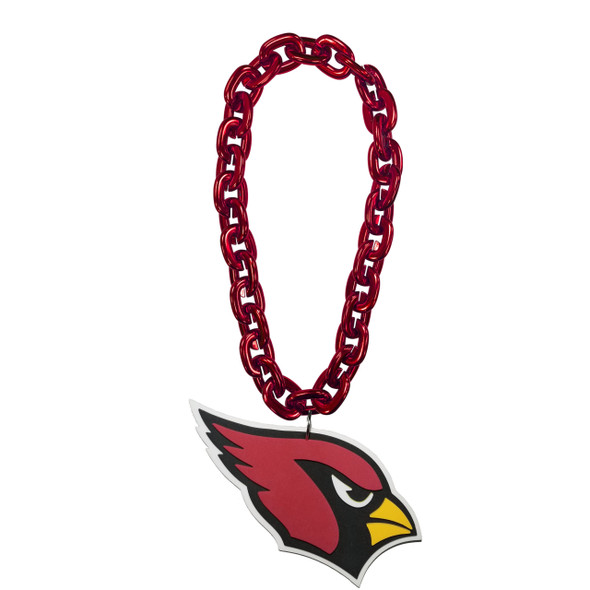 Arizona Cardinals Fan Chain Necklace NFL Foam Chain Fan Gear Red