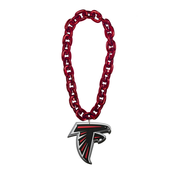 Atlanta Falcons Fan Chain Necklace NFL Foam Chain Fan Gear Red