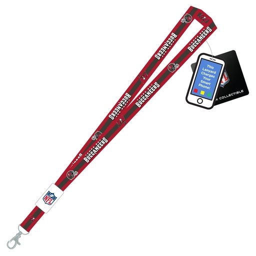 Tampa Bay Buccaneers  Charging Lanyard iPhone iPad USB Cable NFL Fan Gear