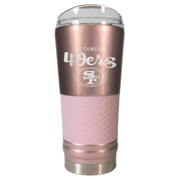San Francisco 49Ers 24 Oz. Rose Gold Draft Tumbler