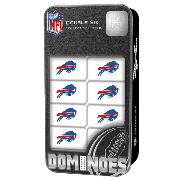 Buffalo Bills Double Six Domino Set NFL Game Set Fan Collectible