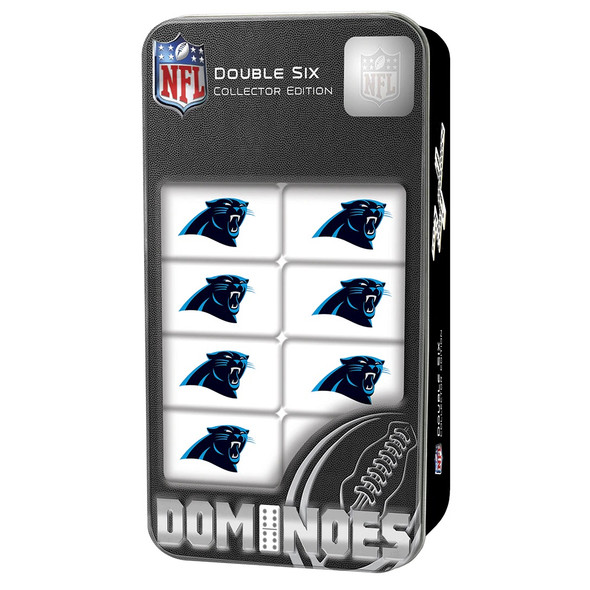Carolina Panthers Double Six Domino Set NFL Game Set Fan Collectible