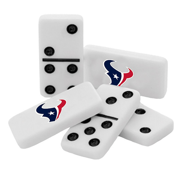 Houston Texans Double Six Domino Set NFL Game Set Fan Collectible