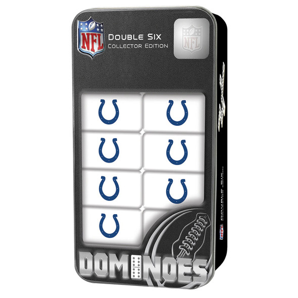 Indianapolis Colts Double Six Domino Set NFL Game Set Fan Collectible