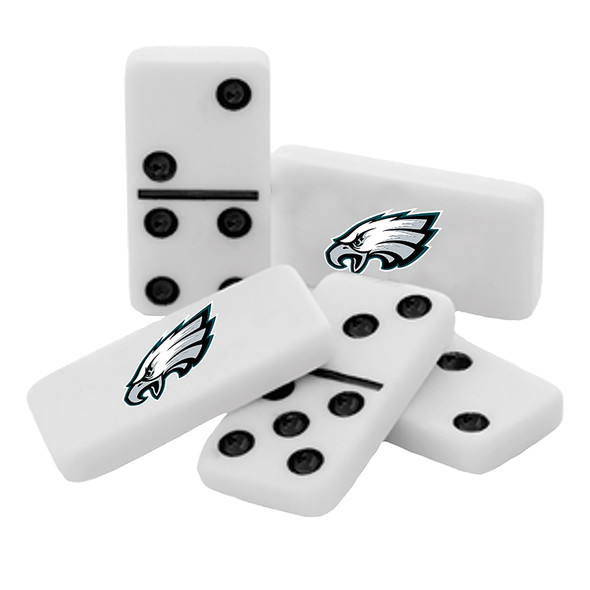 Philadelphia Eagles Double Six Domino Set NFL Game Set Fan Collectible