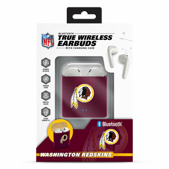 Washington Commanders True Wireless Bluetooth Earbuds