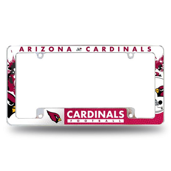 Arizona Cardinals All Over Chrome Frame