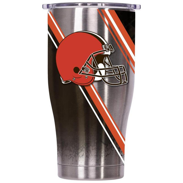 Cleveland Browns Double Stripe Wrap Chaser 27oz