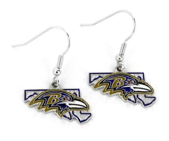 Buffalo Bills Earrings State Design