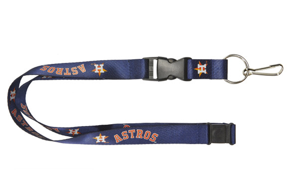 Houston Astros Lanyard Keychain ID Holder MLB Fan Accessory Blue