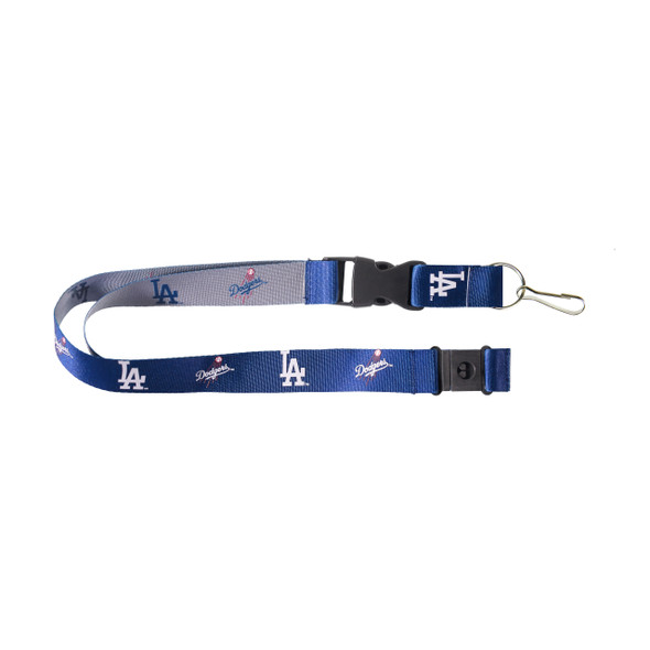 Los Angeles Dodgers Lanyard Keychain ID Holder MLB Fan Accessory - Red