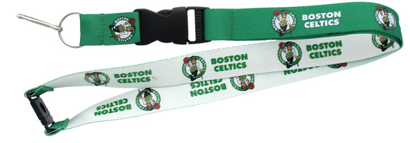 Boston Celtics Lanyard Keychain ID Holder NBA Fan Accessory Reversible