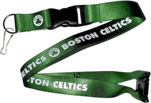 Boston Celtics Lanyard Keychain ID Holder NBA Fan Accessory Green