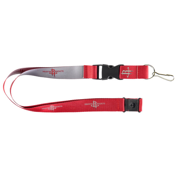 Houston Rockets Lanyard Keychain ID Holder NBA Fan Accessory - Reversible