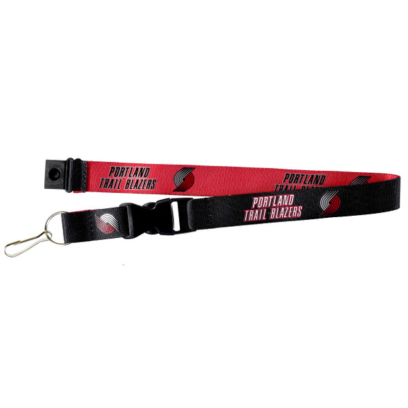 Portland Trail Blazers Lanyard Keychain ID Holder NBA Fan Accessory Reversible