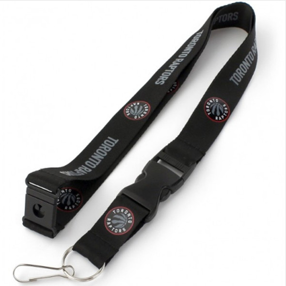 Toronto Raptors Lanyard Keychain ID Holder NBA Fan Accessory Black
