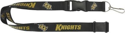 Central Florida Knights Lanyard Keychain ID Holder NCAA Fan Accessory Black