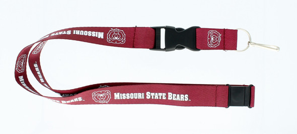 Missouri State Bears Lanyard Keychain ID Holder NCAA Fan Accessory Maroon