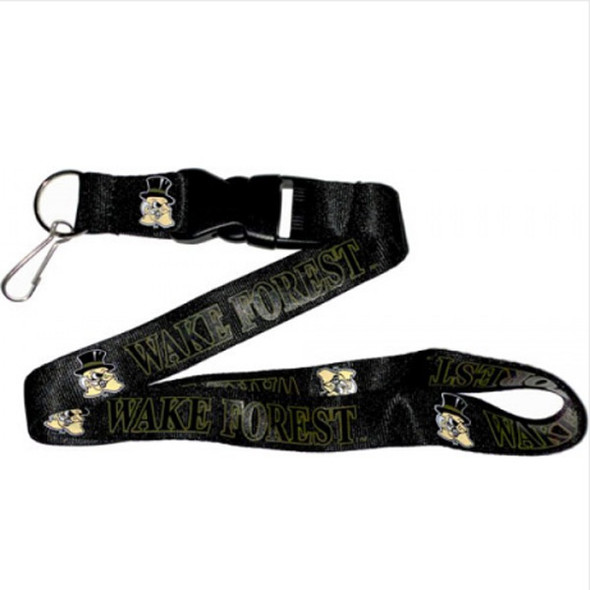 Wake Forest Demon Deacons Lanyard Keychain ID Holder NCAA Fan Accessory