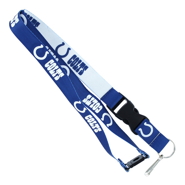 Indianapolis Colts Lanyard Keychain ID Holder NFL Fan Accessory Reversible