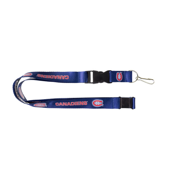 Montreal Canadiens Lanyard Keychain ID Holder NHL Fan Accessory Blue