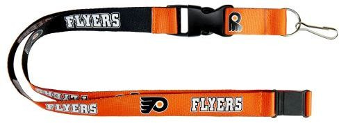 Philadelphia Flyers Lanyard Keychain ID Holder NHL Fan Accessory - Reversible