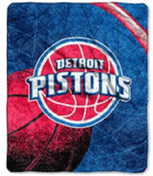 Detroit Pistons Blanket 50x60 Raschel