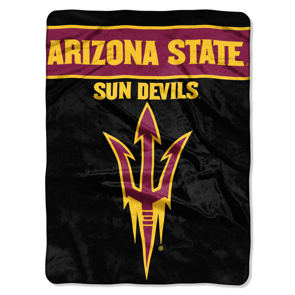 Arizona State Sun Devils Blanket 60x80 Raschel Basic Design Arizona State Sun Devils Blanket 60x80 Raschel Basic Design