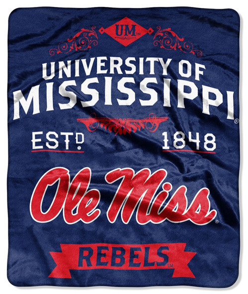 Mississippi Rebels Blanket 50x60 Raschel Label Design Mississippi Rebels Blanket 50x60 Raschel Label Design
