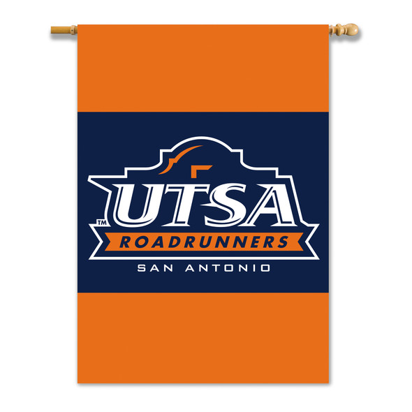 Texas San Antonio Roadrunners 2-Sided 28" X 40" Banner W/ Pole Sleeve