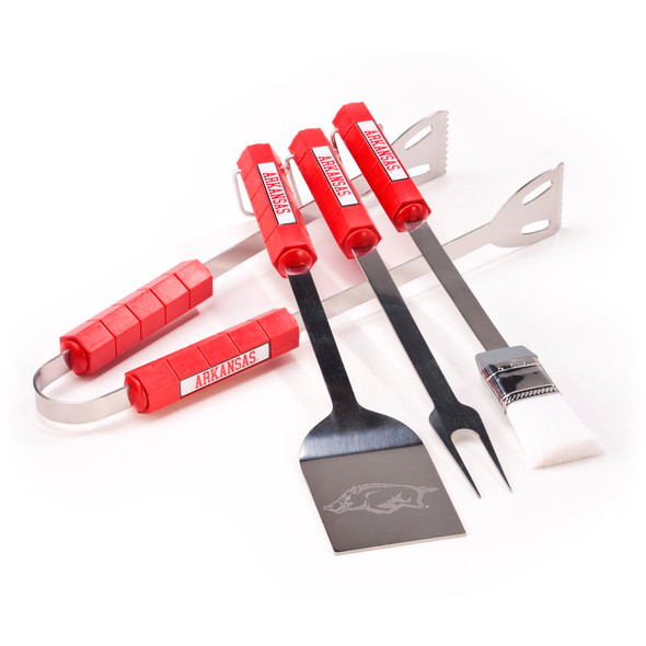 Arkansas Razorbacks 4 Pc Bbq Set