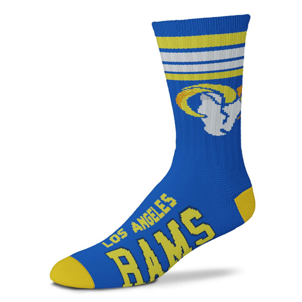 Los Angeles Rams 4 Stripe Deuce Socks Pair