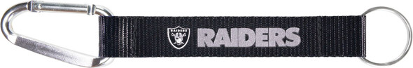 Las Vegas Raiders Carabiner Lanyard Keychain ID Holder NFL Fan Accessory Keychain