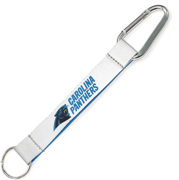 Carolina Panthers Reflective Carabiner Lanyard Keychain ID Holder NFL Fan Accessory Keychain