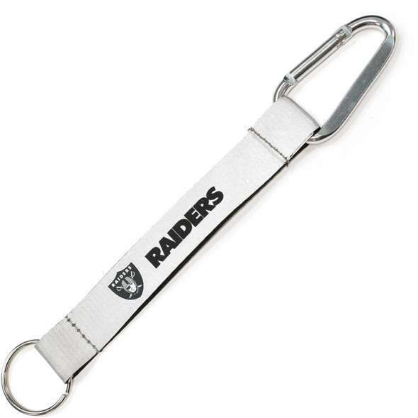 Las Vegas Raiders Reflective Carabiner Lanyard Keychain ID Holder NFL Fan Accessory Keychain