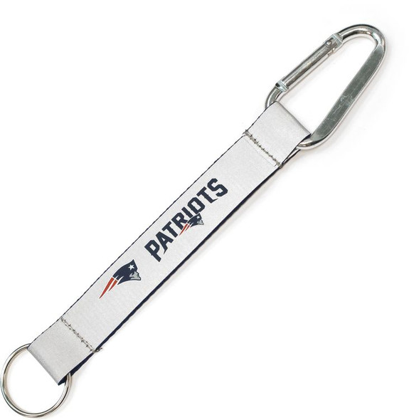 New England Patriots Reflective Carabiner Lanyard Keychain ID Holder NFL Fan Accessory Keychain