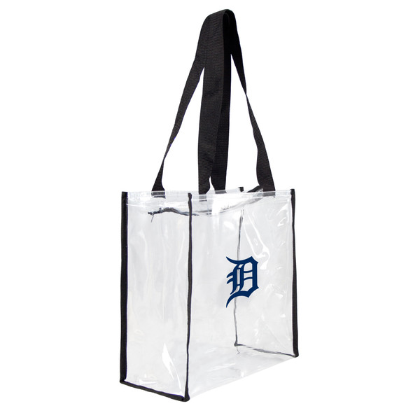 Detroit Tigers Clear Square Stadium Tote Bag MLB Approved Fan Bag