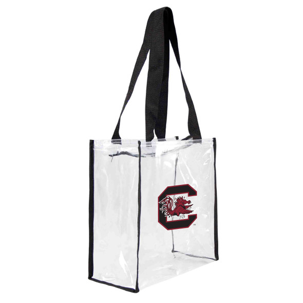 South Carolina Gamecocks Clear Square Stadium Tote Bag NCAA Approved Fan Bag Tote