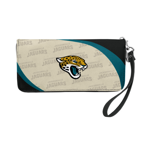 Jacksonville Jaguars Curve Organizer Wallet NFL Fan Wallet Card Holder