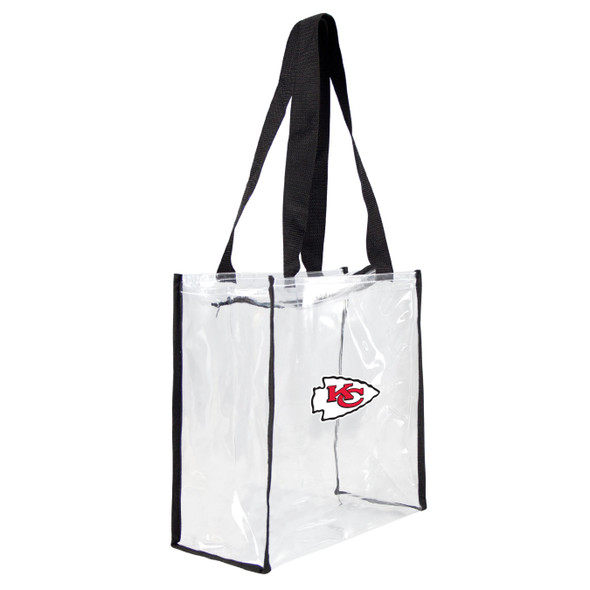 Kansas City Chiefs Clear Square Stadium Tote Bag NFL Approved Fan Bag Tote